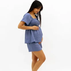 Discount Chambray Maternity Top Tops