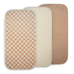 Outlet Changing Pad Liners (3) - Natural Check Changing Tables|Changing Pad Covers