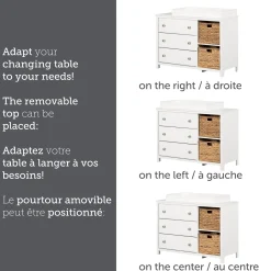 Changing table - Balka Pure White Changing Tables