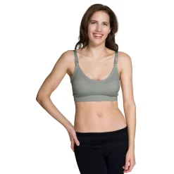 Bras|Underwear>Momzelle Seamless Nursing Bra Charcoal