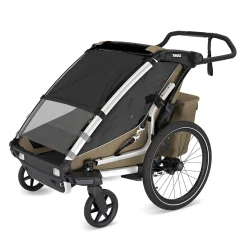 Outlet Chariot Cross2 Double - Faded khaki Kids Summer Activities|Strollers