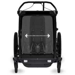 Outlet Chariot Sport2 Double - Black Kids Summer Activities|Strollers