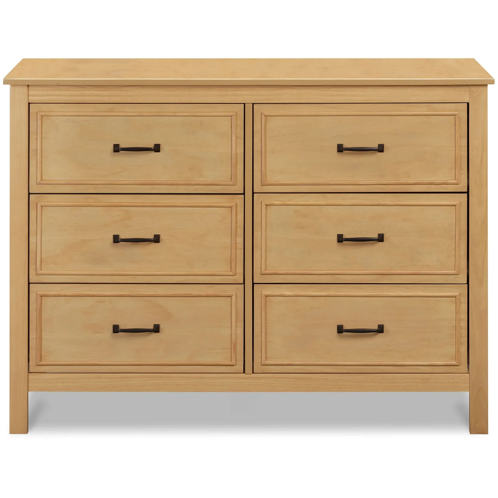 Storage Furniture>DaVinci Charlie 6-Drawer Double Dresser - Honey