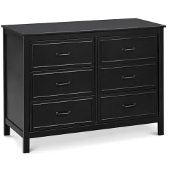 Best Charlie 6-Drawer Double Dresser - Ebony Storage Furniture