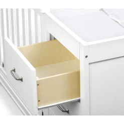 New Charlie 4-in-1 Convertible Mini Crib & Changer - White Cribs & Mattresses|Cribs & Mattresses