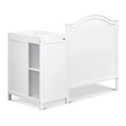 New Charlie 4-in-1 Convertible Mini Crib & Changer - White Cribs & Mattresses|Cribs & Mattresses