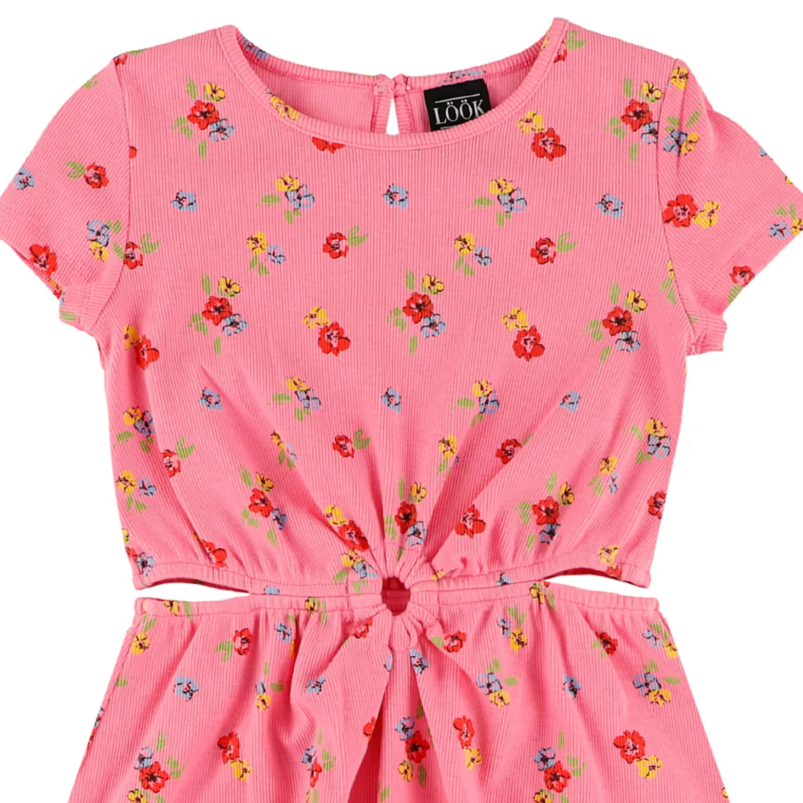 New Charm Printed Rib Dress 7-14y Kids Dresses & Rompers