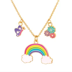Best Charming Whimsy Necklace and Earring Gift Set - Cloud Luvs Rainbow Teething Toys