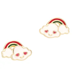 Best Charming Whimsy Necklace and Earring Gift Set - Cloud Luvs Rainbow Teething Toys