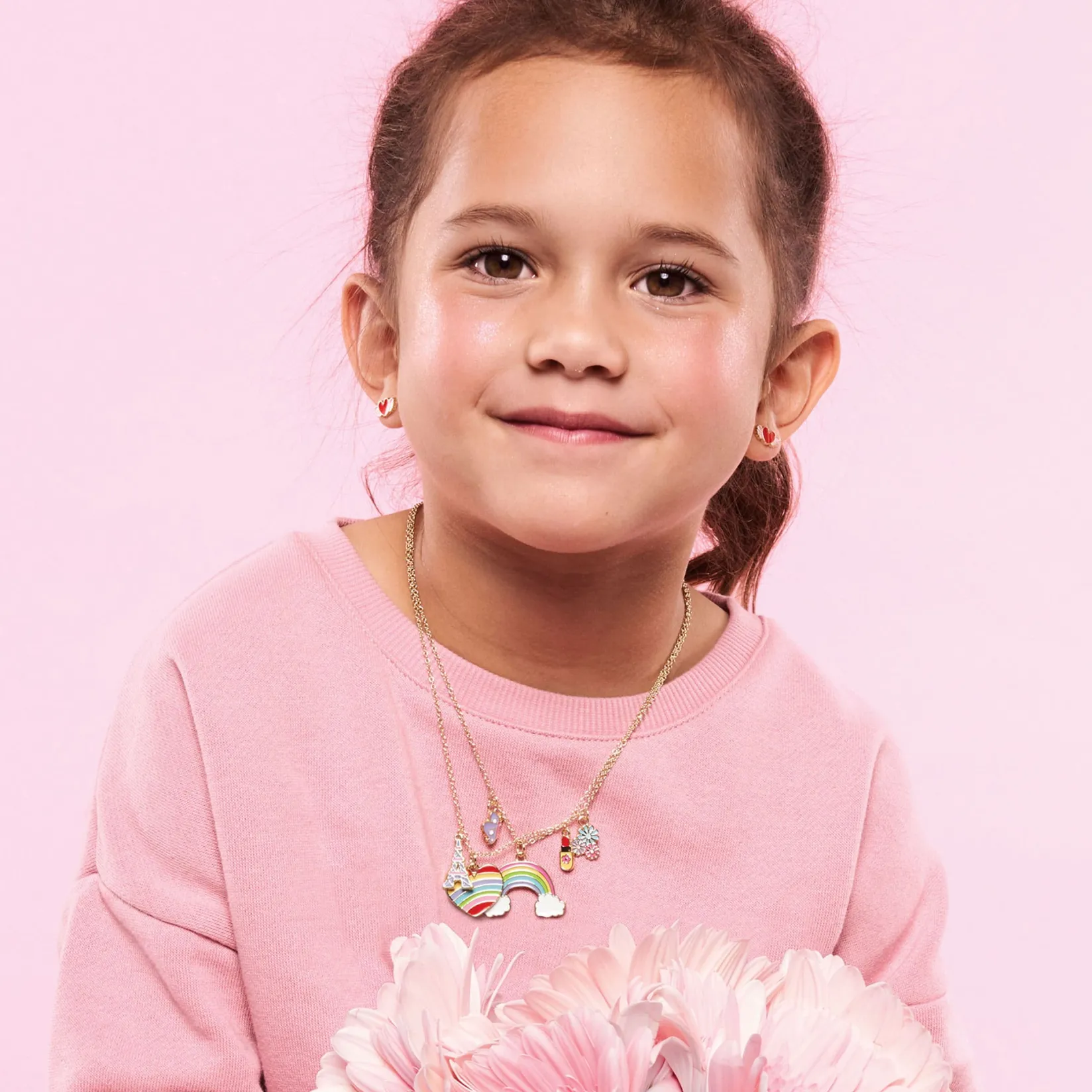 Best Charming Whimsy Necklace and Earring Gift Set - Cloud Luvs Rainbow Teething Toys