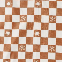 Blankets|Blankets>Bebe O Chaud Checker Velux Blanket Ivory