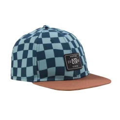 Hats And Caps>Nano Checkered Cap 2-8 Teal