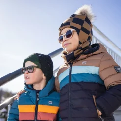 Beanies>Nano Checkered Jersey Beanie 2-6 Taupe