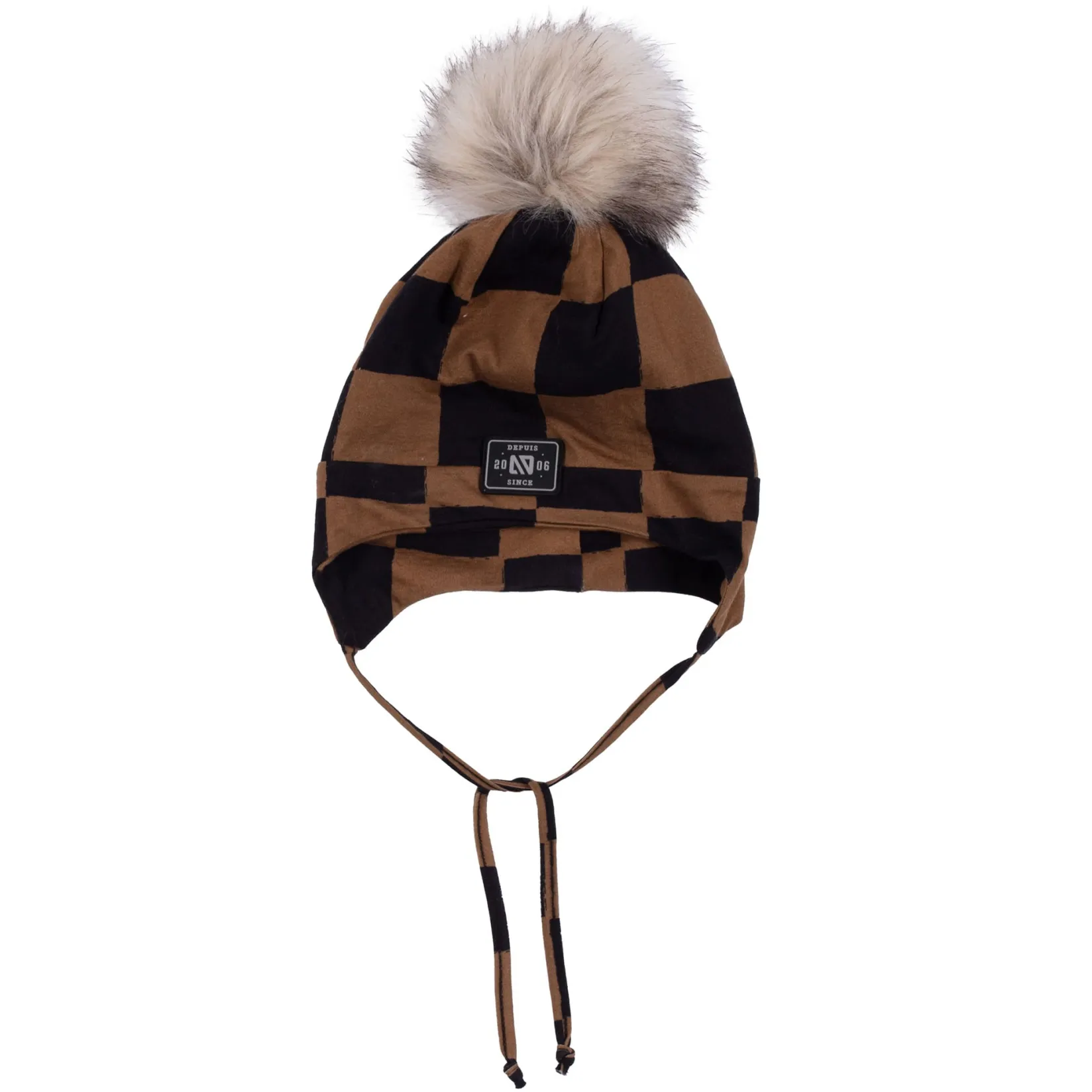 Hot Checkered Jersey Beanie 12-24m BOY Beanies