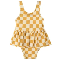 Sale Checkered Swimsuit 2-6y Kids Swimsuits