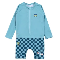 Discount Checkered Uv Ls Swimsuit 2-4 Kids/BOY Swimsuits