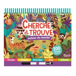 4 Years And Over|2 Years And Over>Auzou Cherche Et Trouve Autour Du Monde