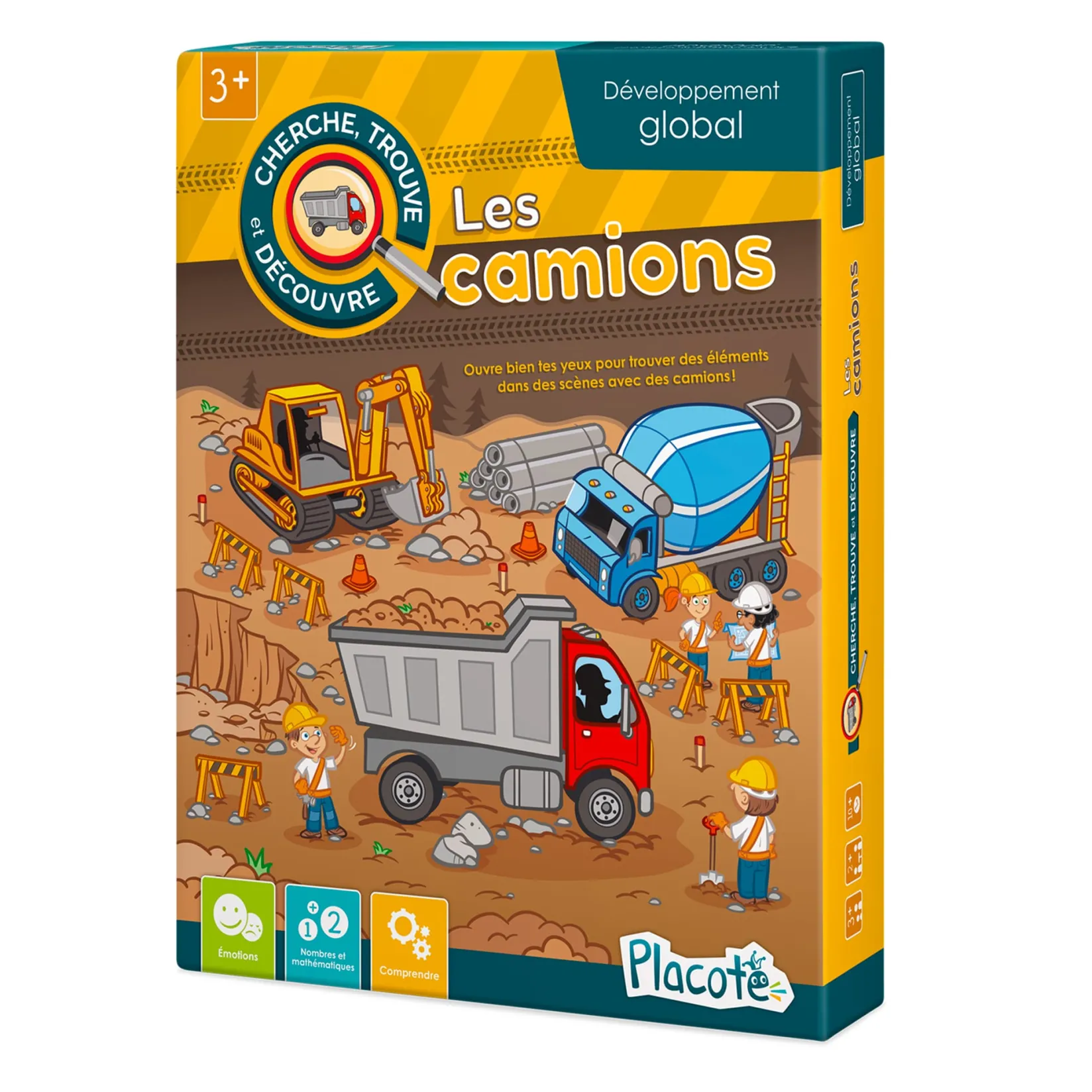 Board Games>Placote Cherche, trouve et découvre : les camions