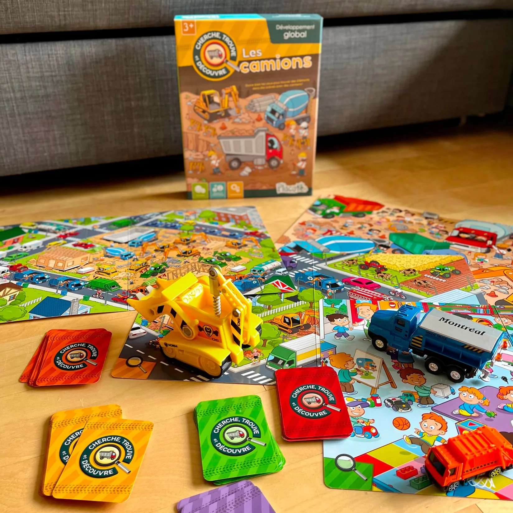 Board Games>Placote Cherche, trouve et découvre : les camions