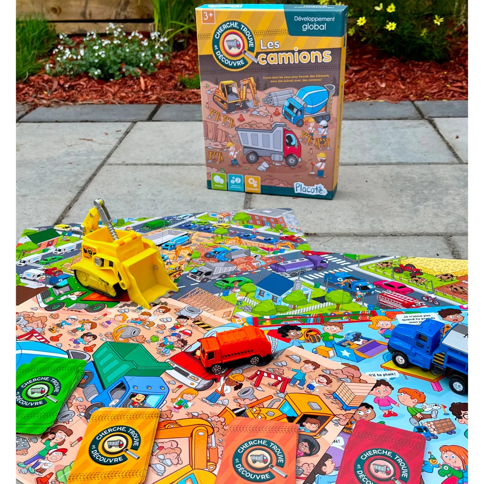 Board Games>Placote Cherche, trouve et découvre : les camions