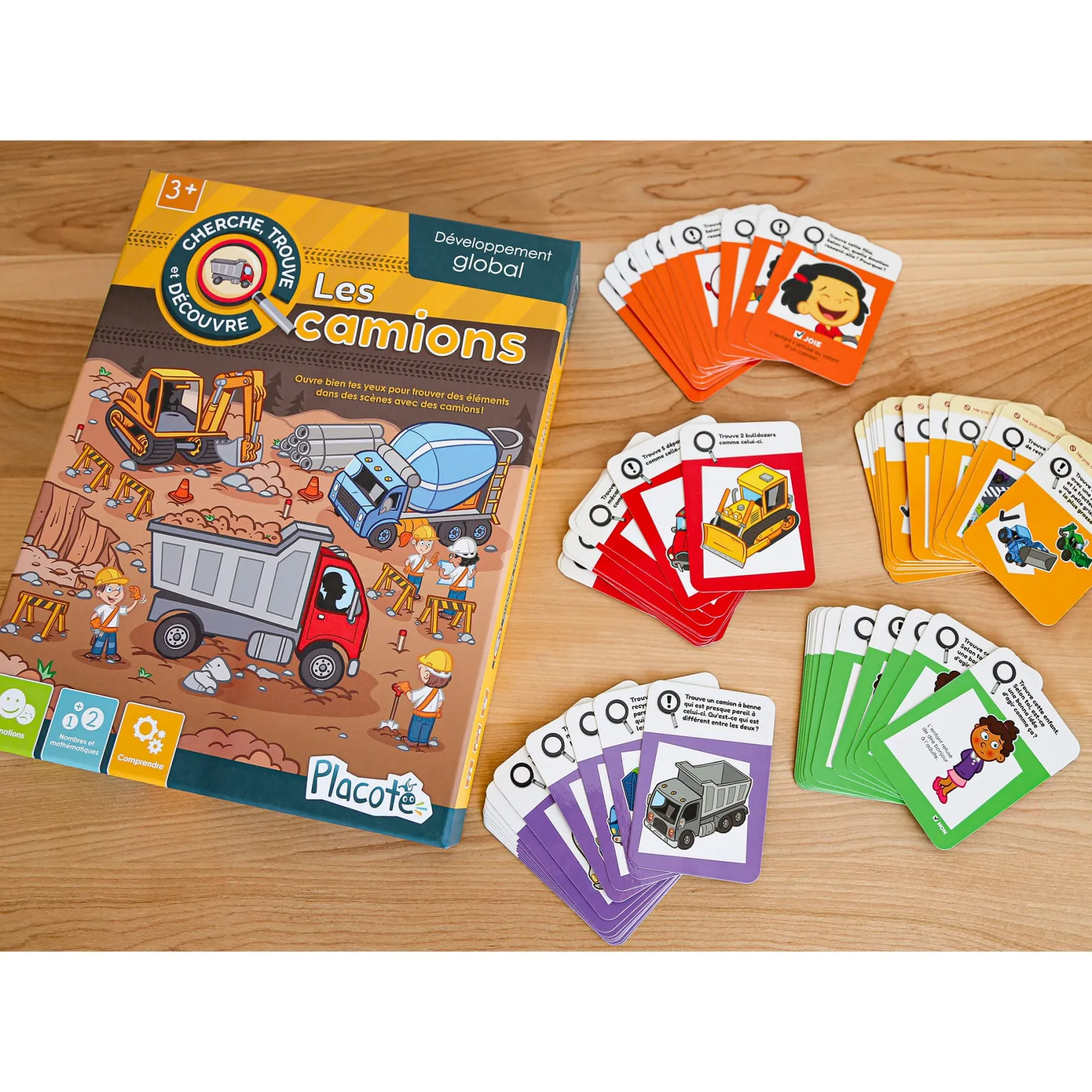 Board Games>Placote Cherche, trouve et découvre : les camions