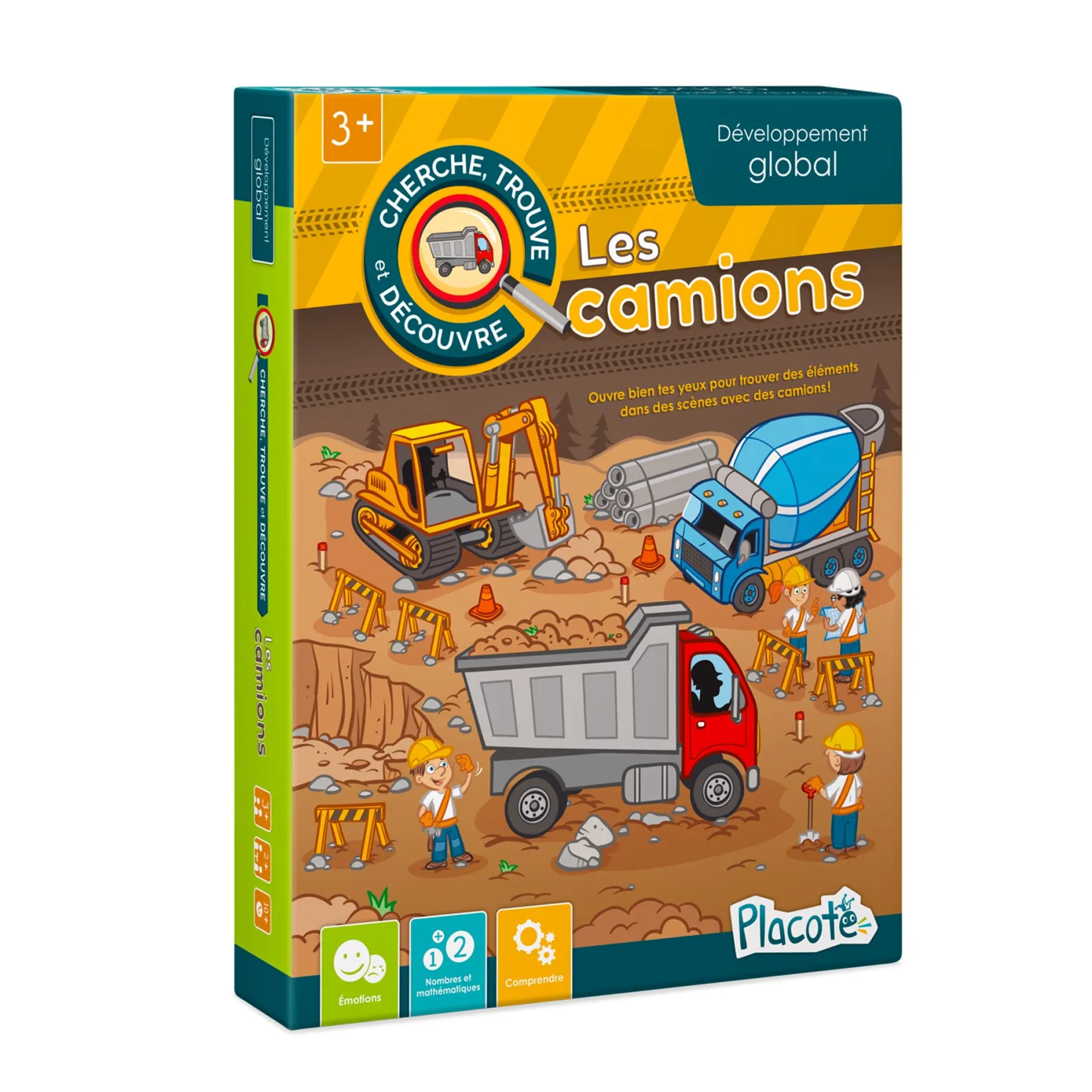 Board Games>Placote Cherche, trouve et découvre : les camions