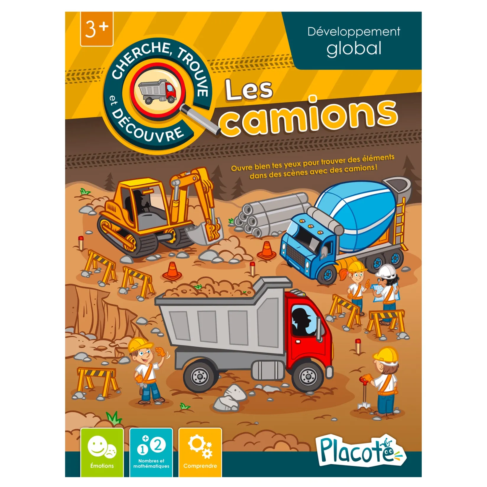 Board Games>Placote Cherche, trouve et découvre : les camions