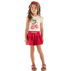 Outfit Sets>Up Baby Cherries 2 Piece Set 2-8y Ivory