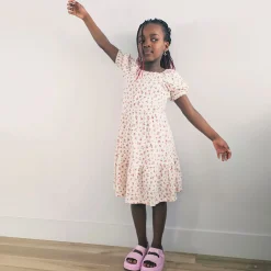 Sale Cherries Flowers Dress 7-14 Kids Dresses & Rompers