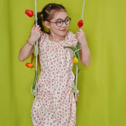 Sale Cherries Flowers Dress 7-14 Kids Dresses & Rompers