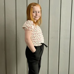 Outlet Cherries Flowers Top 7-14 Kids Tops