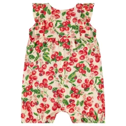 Rompers & Jumpsuits>Up Baby Cherries Romper 3-18m Beige