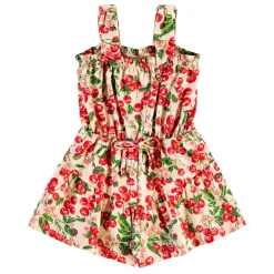 Dresses & Rompers|Rompers & Jumpsuits>Up Baby Cherries Romper 2-8y Beige