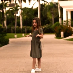 Cherries Rib Dress 7-14y Kids Dresses & Rompers