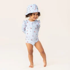 Swimsuits>Nano Cherries Swimsuit 12-24m Blue