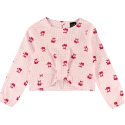 Cherries Vichy Blouse 7-14y Kids Tops