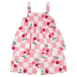 Clearance Cherry Check Romper 3-6 Kids Dresses & Rompers|Rompers & Jumpsuits
