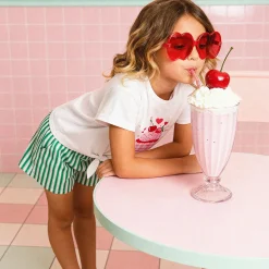 Online Cherry Cupcake T-shirt 7-10 Kids Tops