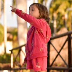 New Cherry Hoodie 2-8y Kids Fleeces And Sweatshirts|Tops