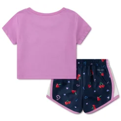 Best Cherry Aop Tempo Set 2-4t Kids Sportswear|Outfit Sets