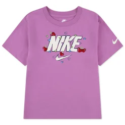 Sportswear|Tops>Nike Cherry Boxy T-shirt 4-6x Pink