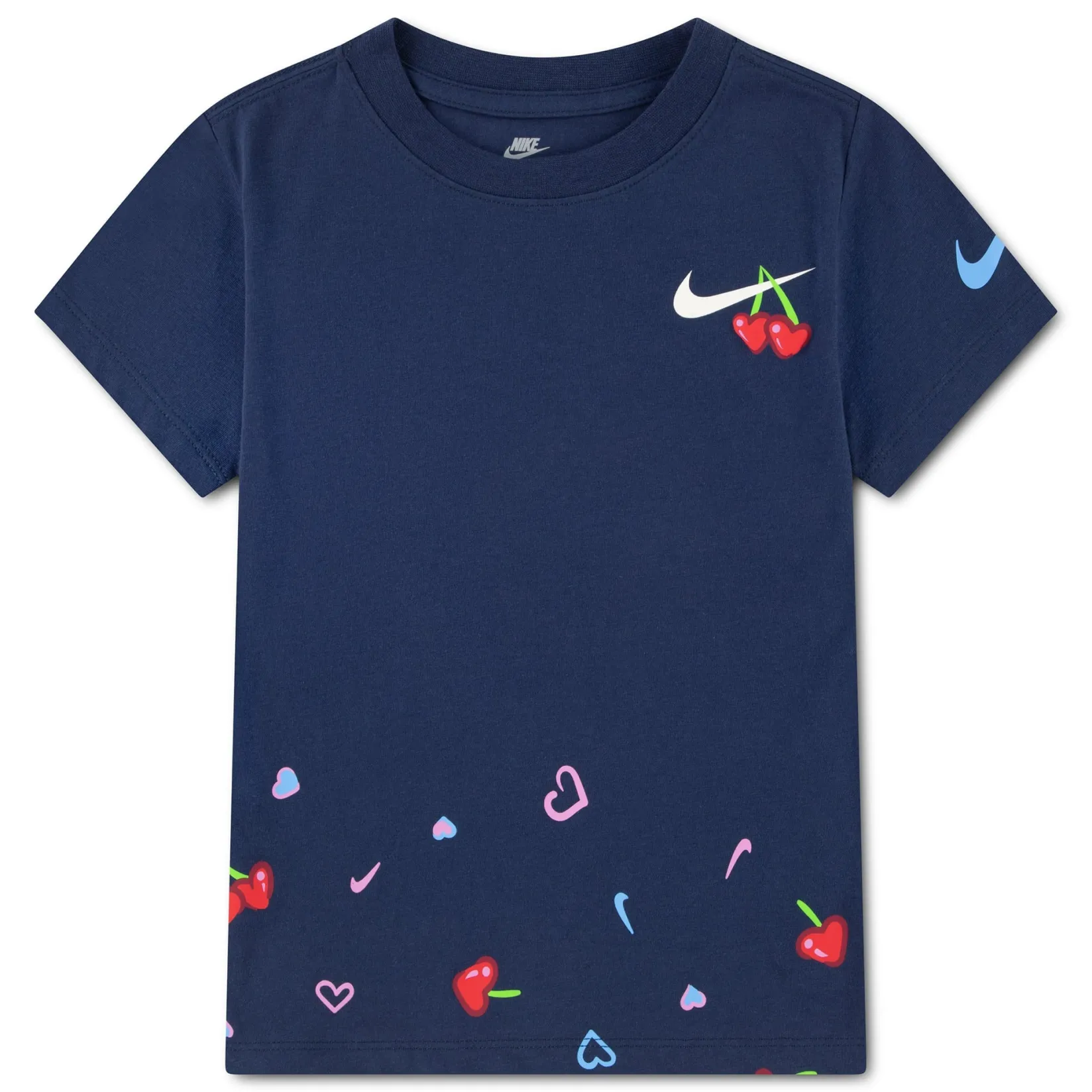 Sportswear|Tops>Nike Cherry Ringlet T-shirt 4-6x Navy