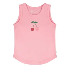 Tops>Deux par Deux Cherry Tank Top 7-10 Pink