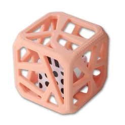 Clearance Chew Cube Peachy Pink Teething Toys