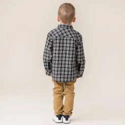 Discount Chic Plaid Shirt 2-12 Kids/BOY Tops
