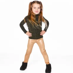 Outlet Christmas Shiny Turtleneck 3-6 Kids Tops