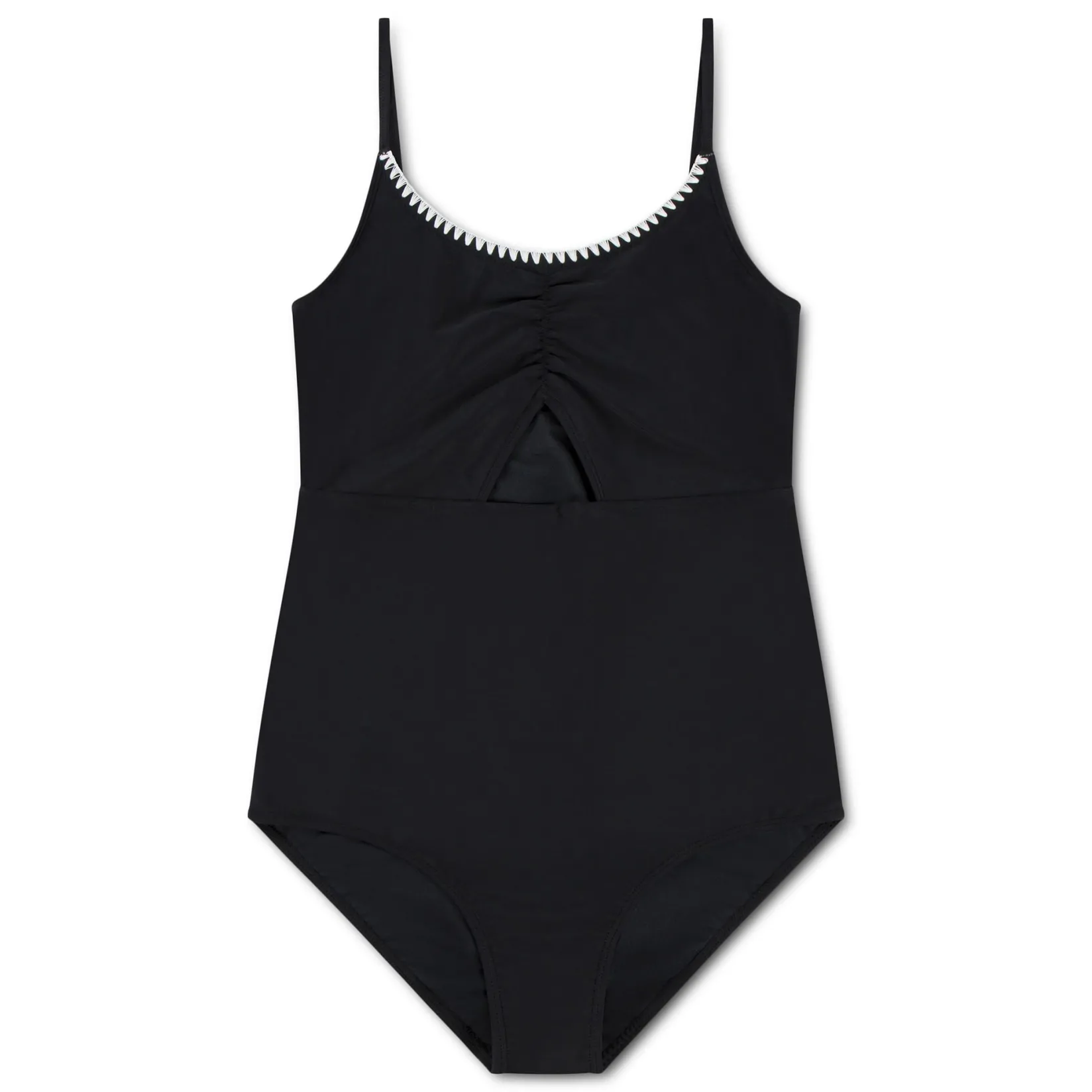 Swimsuits>Abercrombie Kids Cinched Cutout Swimsuit 5-18y Black