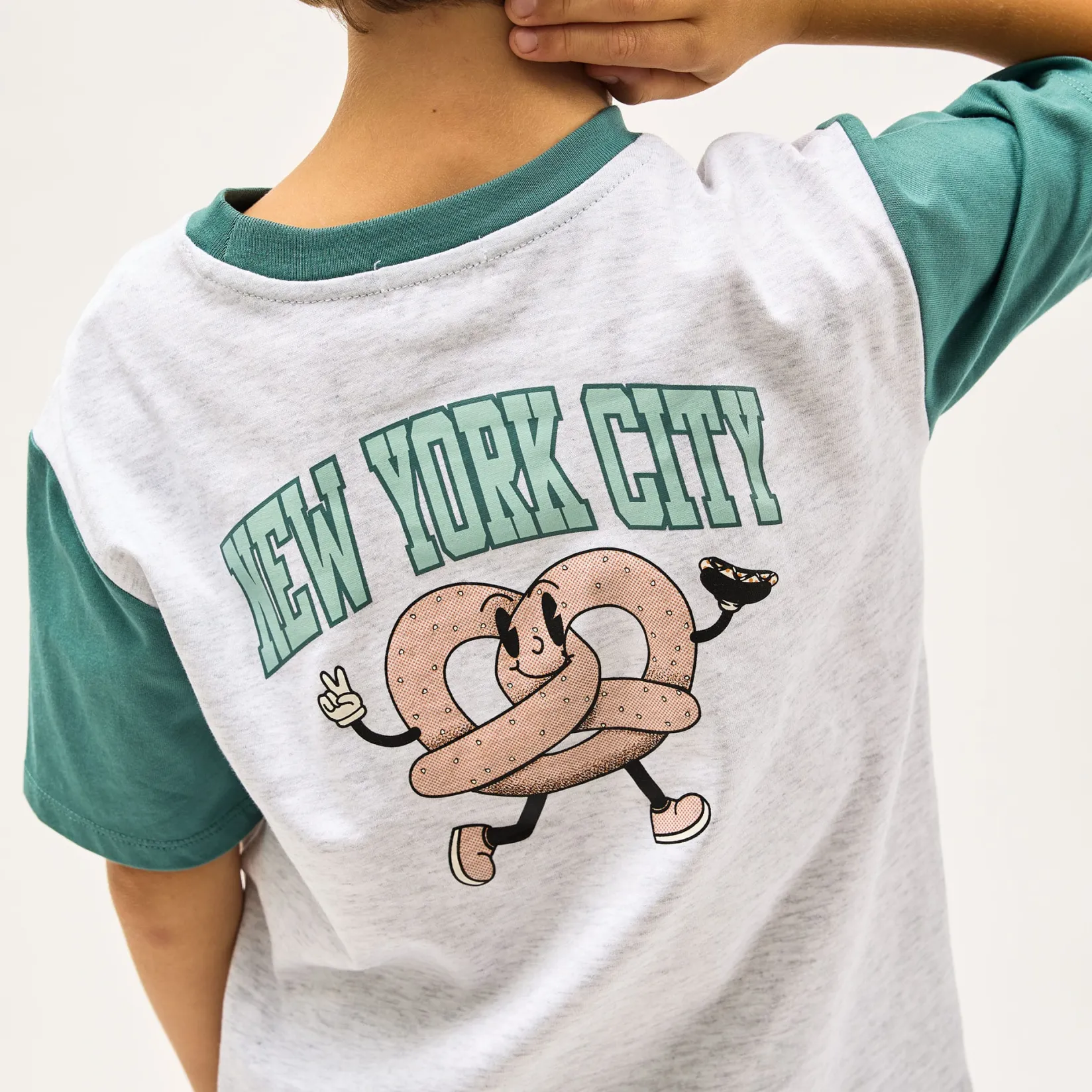 Tops>Miles City Bretzel T-shirt 3-6y Grey