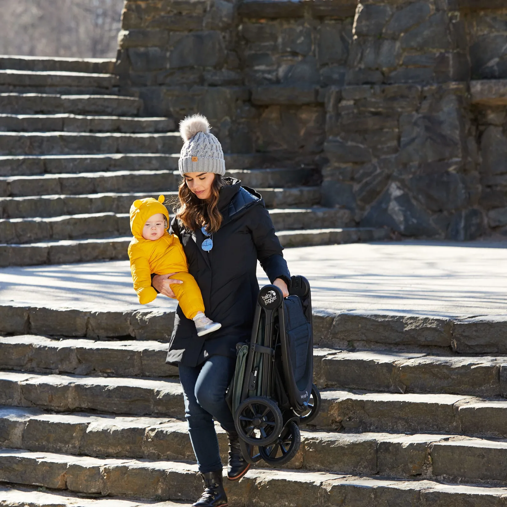 Online City Mini GT2 Single Stroller - Stone Grey Kids Strollers|Strollers & Trailers