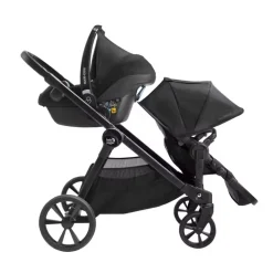 Sale City Select2 Tencel Second Seat - ECO Black Kids Strollers|Strollers & Trailers